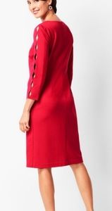 *Final price* Talbots tailored red dress unique sleeves! Sz 8P